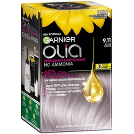 Garnier Olia Permanent Hair Colour 9.11 Silver Smoke
