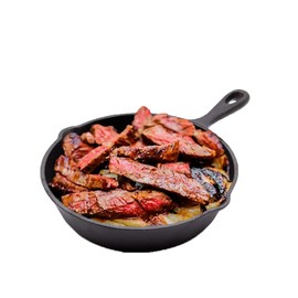 Sartén de Hierro Fundido con Mango, Cast-Iron Skillet, 4" (10 cm), Negro