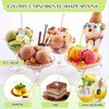 100 Pcs Plastic Mini Ice Cream Dessert Spoon Shovels Pudding