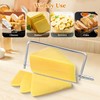 Cheese Slicer Cutter Stainless Steel Cheese Slicers with Wire Sturdy