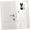 TEHAUX 2 Pcs Barn Door Guides Silent Closet Door Stoppers