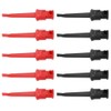 10pcs Multímetro de prueba Cable de gancho Cable de prueba