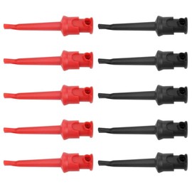 10pcs Multímetro de prueba Cable de gancho Cable de prueba Gancho de prueba Clip Grabbers Sonda de prueba SMT/SMD IC D20 Cable Clip de prueba de soldadura (1)