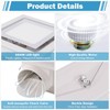 FEITON Bathroom Exhaust Fan with Light, Ceiling Mount, 110 CFM