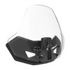 LDETXY Adjustable Windshield for Can-Am Ryker, Front Vented Translucent Clear