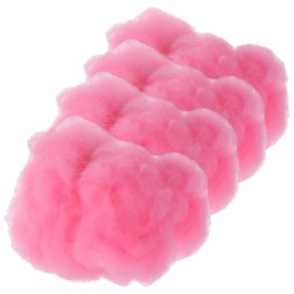 HOMSFOU Artificial Cloud Props Imitation 3D Cloud for Ceiling Hanging Decorations 4pcs Fake Cloud Wedding Ornament Art Stage Wedding Ornament Room Decor Art Stage DIY Party Pink