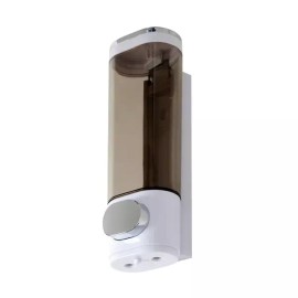 Unknown 화이트 물비누용기 벽걸이 디스펜서 1구 300ml White Wall-Mounted Soap Dispenser 1 piece 300ml