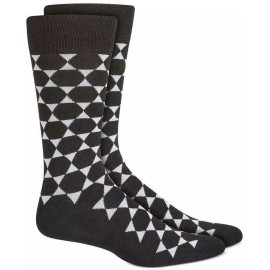 Alfani Men's Alfatech Geometric Star Socks Size 7-12 (2 Pairs)