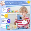 Portable Instant Camera for Kids Print Photos Travel Digital 1080P