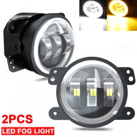 SHENKENUO 2PCS For Ford F 150 2004-2013 2014 4 Inch Round Fog Lights LED Drivimg Lamps