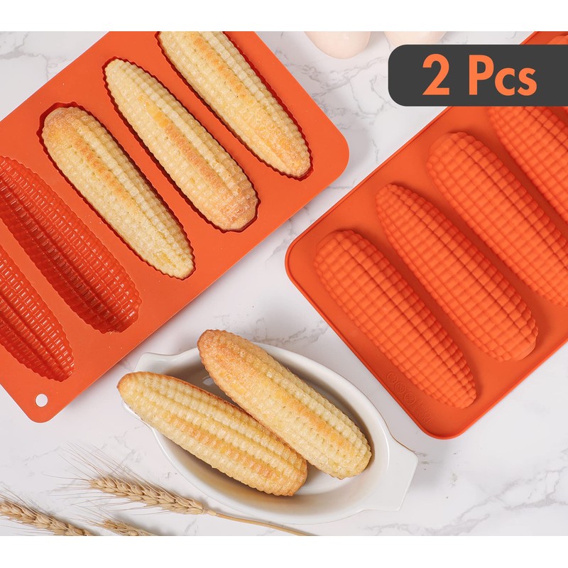 webake Juego de 2 moldes de silicona para pan de
