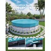 POOLHACKER 【2025 Upgrade】 21 ft Winter Pool Cover - 21ft