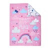 Baby Boom Funhouse Let's Chase Rainbows 4 Piece Toddler Bedding