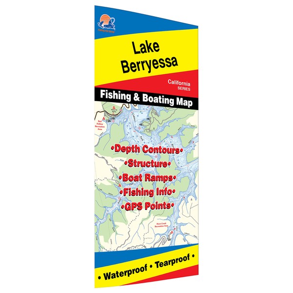 Lake Berryessa Fishing Map