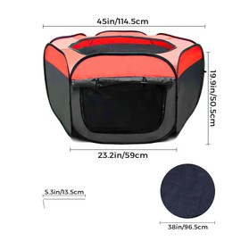 Chicken Box for Chick Starter Kit,Portable Brooder Pen/Chicken Playpen Supplies Brooder Box Tent Up to 15 Baby Chick, Duck and Quail