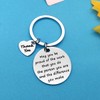 Xiahuyu Thank You Gifts Appreciation Keychain Make a Difference Keychain