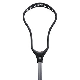 STX Lacrosse Stallion U 550 Unstrung Lacrosse Head with All Climate Performance Material, Black
