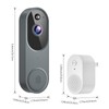 1080p Wireless Smart Doorbell Camera With Free Chime, AI Human