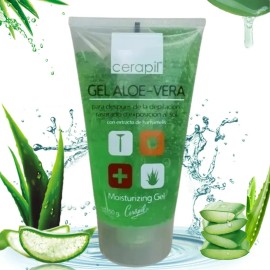 Cerapil Gel Humectante - Aloe Vera - Después De Depilación - 150g - Tipo De Envase Tubo - Hidratante - Humectante - Quita Irritación - Sábila - Para Depilación Láser y Tradicional - Fácil De Usar