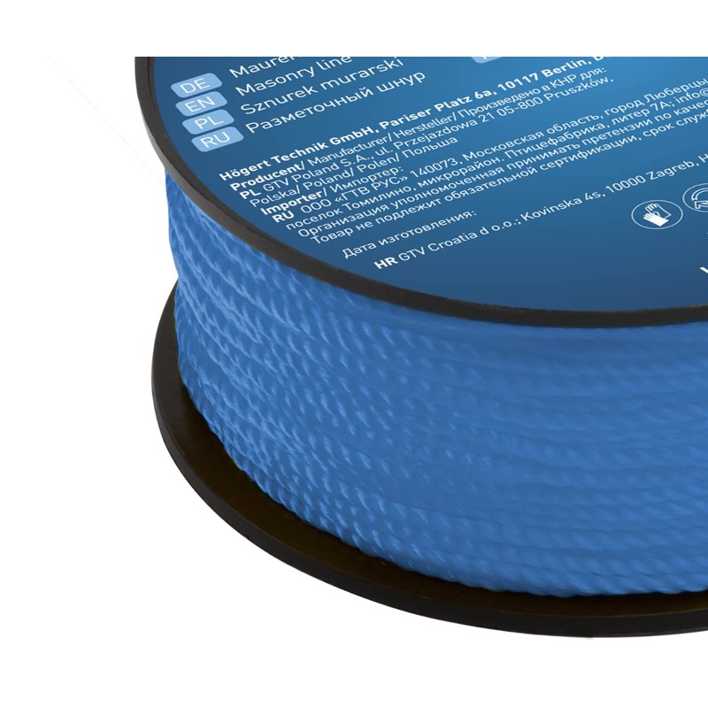 HÖGERT TECHNIK - Masonry cord, construction line, plaster cord, levelling