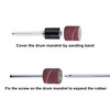 Sanding Accessories Drum Sander, Drum Grinding (Pack of 132) Perfect