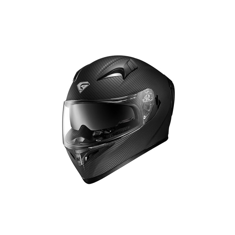 KYPARA Full Face Motorcycle Helmet with Internal Tinted Visor &