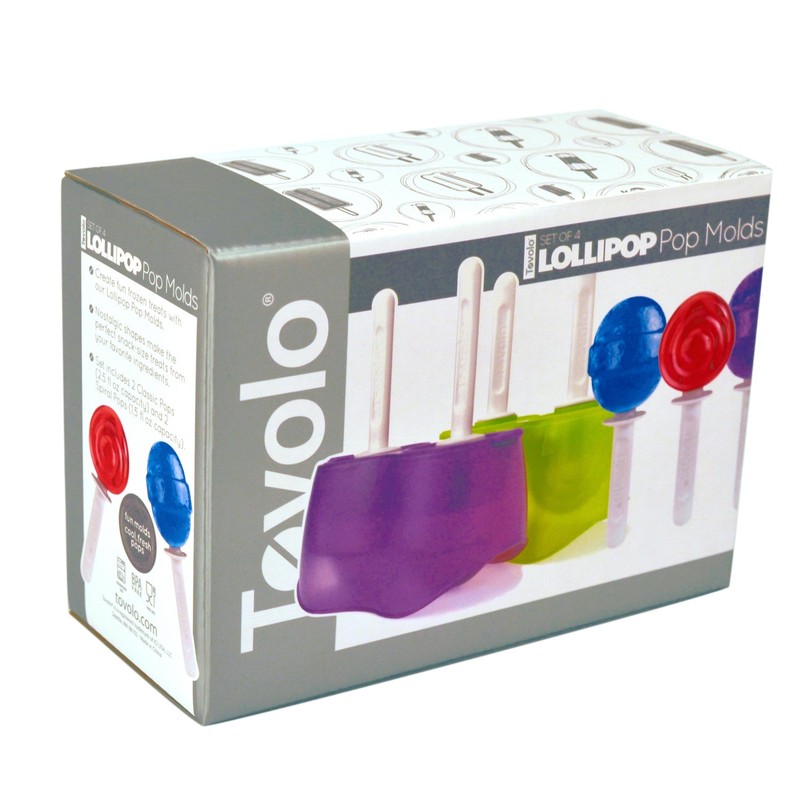Tovolo Lollipop Pop Molds - Set of 4