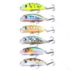CENPEK 6pcs Luya Bait Mino 4.2 cm/3.1 G Micro-submersible Hard