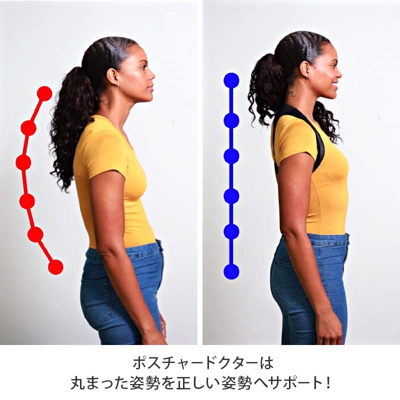 Direct Teleshop Posture Doctor Posture Aid, Supporter, Copper Fiber, Belt,