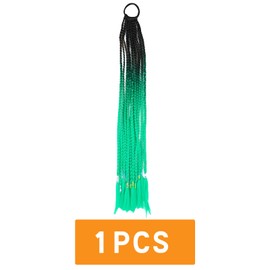 Curly Braiding Hair Professional Synthetic Fiber Crochet Braids Hair Extensions Twist Braid Ponytail Extension 2719