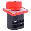 Changeover Switch 20A 380V~4KW HZ5-20/4 L02 6 Terminals Rotary Changeover