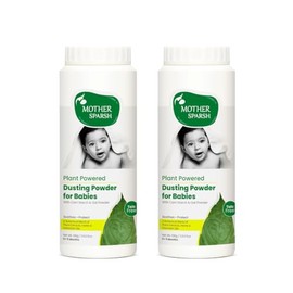 Mother Sparsh Polvo natural sin talco para bebés, 100 g (paquete de 2)                                                                                