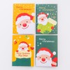 NUOBESTY 48 Pcs Christmas Notebooks Xmas Mini Notepads Santa Claus