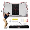 FRANKTECH Golf Net, 10x7ft Heavy Duty Practice Hitting Net for