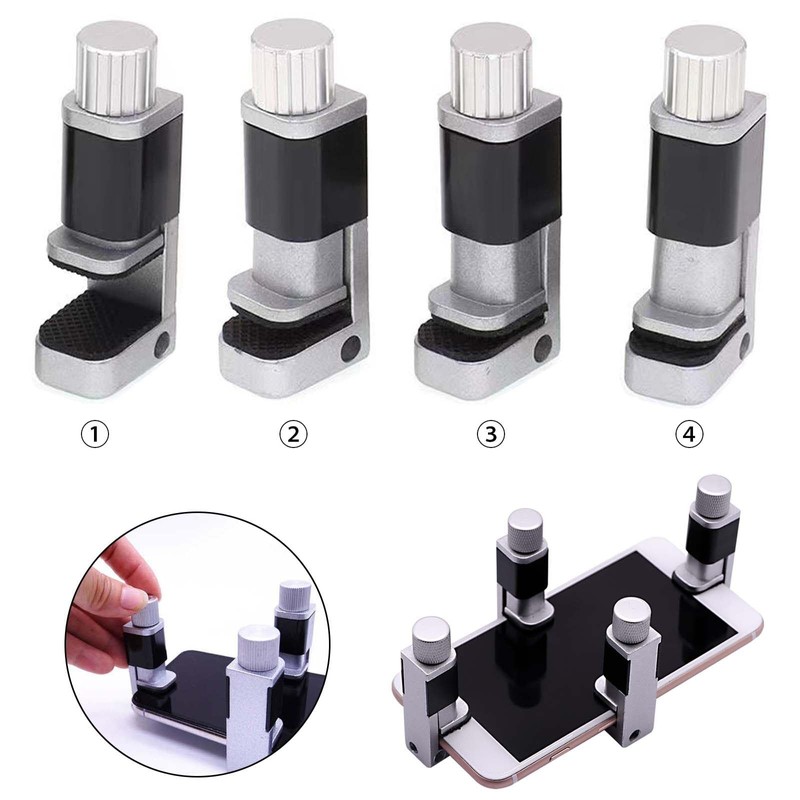 Pack of 6 Adjustable Metal Clamp Attachment: LCD Display Clamp