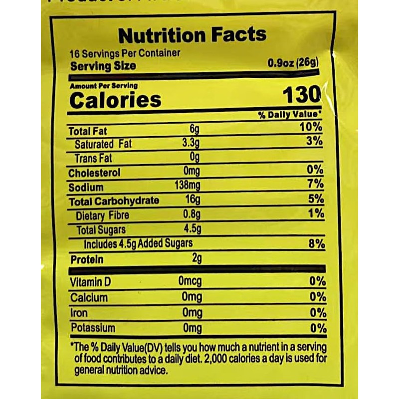 Durian Flavor Sandwich Biscuit, Natural Yeast Crackers, 14.8oz, Pack of