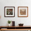 5x5 Picture Frame in Natural Walnut Wood,Square 5x5 Frame with