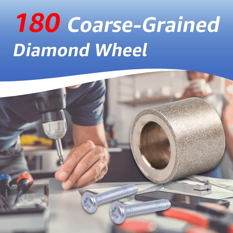 180 Grit Diamond Wheel for Drill Doctor XP, 350X,500X, 750X