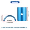 X AUTOHAUX 2 Pair Bike Handlebar Shim 25.4 to 31.8mm