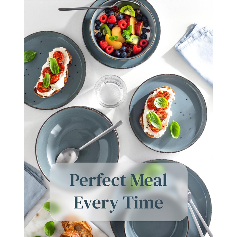 Stoneware dinnerware set 4 persons Rustic 12 pcs - Rustic