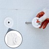 100Pcs Clear Plastic Flat Washers Load Spreading Transparent Foam Board