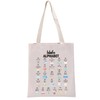 G2TUP Idaho State Souvenirs Gift Idaho Alphabet Tote Bag Idaho