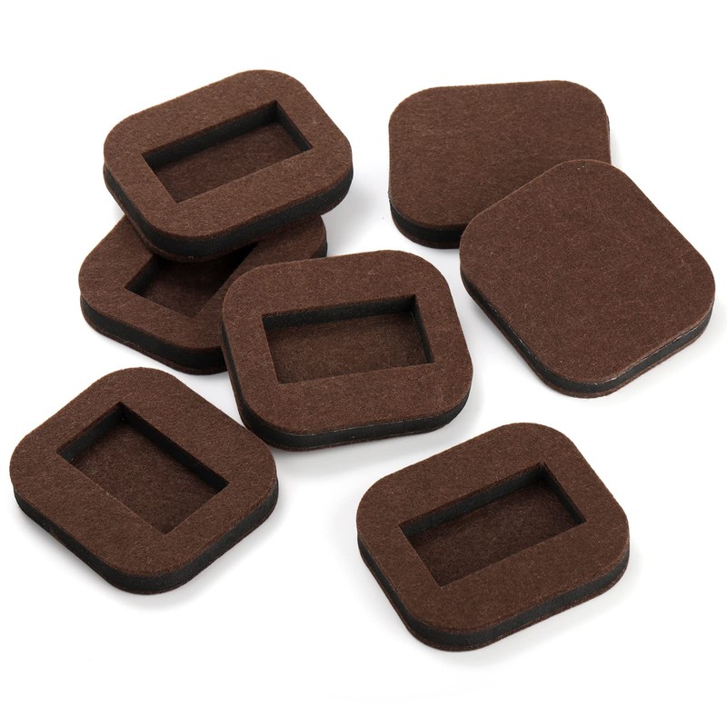 Pumtus 20 Pack Felt Furniture Cups, Anti-Sliding Bottom Caster Pads,