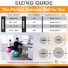 Exercise Ball for Yoga, Balance, Stability - Fitness, Pilates, Birthing,