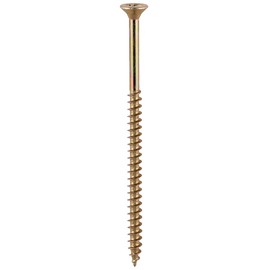 TIMco 50080CHYP PZ CSK ZYP Chipboard Screw 5.0 x 80 - Yellow (Pack of 6)