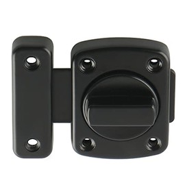 Alise Rotate Bolt Latch Gate Latches Safety Door Lock,MS250U-B Plating Black