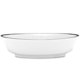 Noritake Regina Platinum Oval Vegetable Bowl, 9.75", 32 oz.