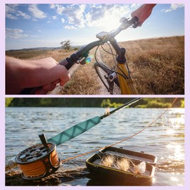 DMiotech Heat Shrink Sleeve Wrap Tubing x Tube Tubing for Fishing Rod Grips and Other Grips, Non Slip - Insulation - Waterproof 40'' Lengths, Dia 25mm Black