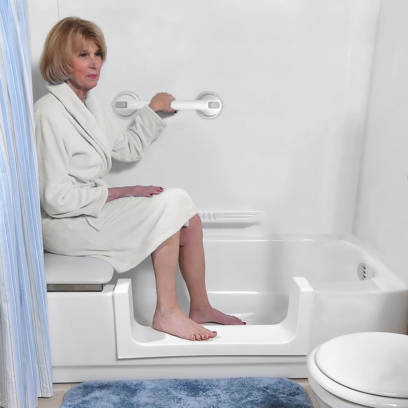 AirTight® Grab Bars for Bathtubs and Showers, (2pack) 16Inch Shower