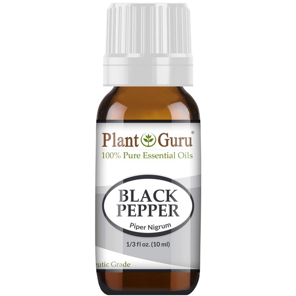 Black Pepper Essential Oil 10 ml Piper Nigrum 100% Pure Undiluted Therapeutic Grade.